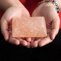 Natural Himalayan Pink Salt Soap Bar | Handcrafted Mineral Exfoliator for Skin Care & Spa